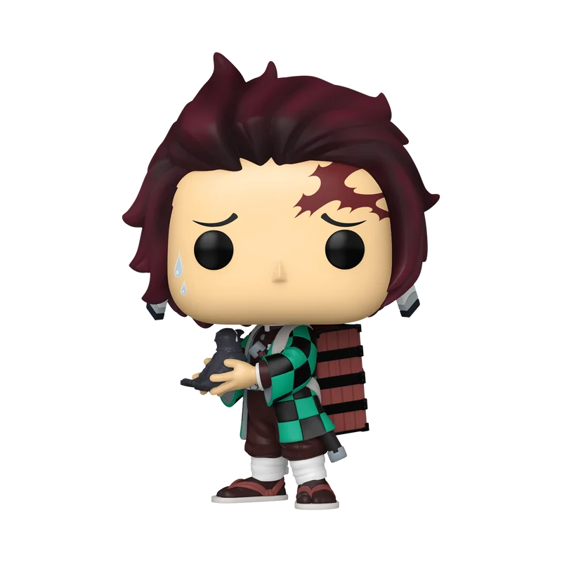 Demon Slayer: Kimetsu no Yaiba POP! Animation Vinyl Figures Tanjiro w/Crow 9 cm